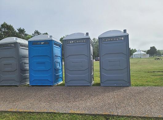 we offer a variety of special event restrooms for rental, including standard portable restrooms, luxury trailers, and handicap-accessible units